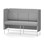 Modulsofa Adapt 180 medium rygg sidepaneler sh65 h128