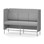 Modulsofa Adapt 180 medium rygg sidepaneler sh65 h128