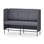 Modulsofa Adapt 180 medium rygg sidepaneler sh65 h128