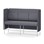 Modulsofa Adapt 180 medium rygg sidepaneler sh65 h128