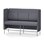 Modulsofa Adapt 180 medium rygg sidepaneler sh65 h128