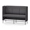 Modulsofa Adapt 180 medium rygg sidepaneler sh65 h128