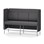 Modulsofa Adapt 180 medium rygg sidepaneler sh65 h128