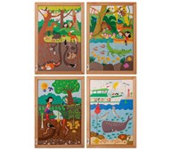 EDUCO rammepuslespill over og under 4 stk