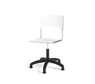 Stol Como FSC gas 38-51 cm glidefot stort sete sølv