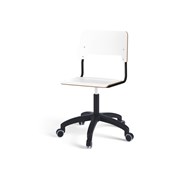 Stol Como FSC gas 38-51 cm hjul stort sete svart