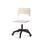 Stol Como FSC gas 38-51 cm hjul stort sete hvit