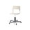 Stol Como FSC gas 38-51 cm Alu glidefot medium sete sølv