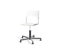 Stol Como FSC gas 38-51 cm Alu glidefot medium sete sølv