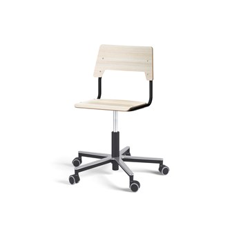 Stol Como FSC gas 50-70 cm Alu hjul mediumsete svart
