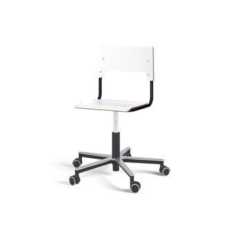 Stol Como FSC gas 38-51 cm Alu hjul medium sete svart