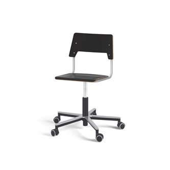 Stol Como FSC gas 38-51 cm Alu hjul medium sete sølv