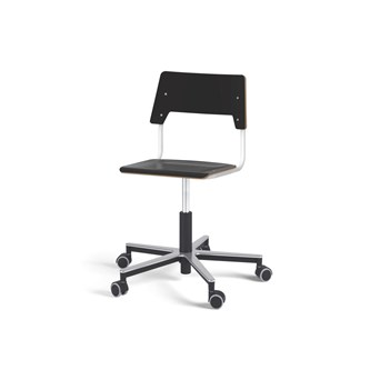 Stol Como FSC gas 38-51 cm Alu hjul medium sete hvit