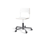 Stol Como FSC gas 38-51 cm Alu hjul medium sete hvit