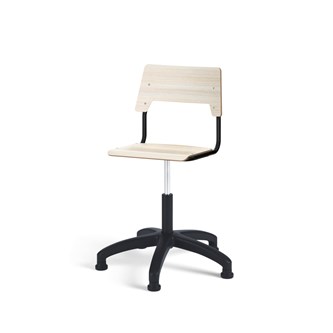 Stol Como FSC gas 38-51 cm glidefot medium sete svart