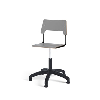 Stol Como FSC gas 38-51 cm glidefot medium sete svart