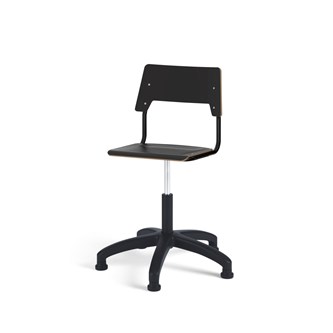 Stol Como FSC gas 38-51 cm glidefot medium sete svart