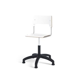 Stol Como FSC gas 50-70 cm glidefot medium sete sølv