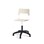 Stol Como FSC gas 38-51 cm glidefot medium sete hvit