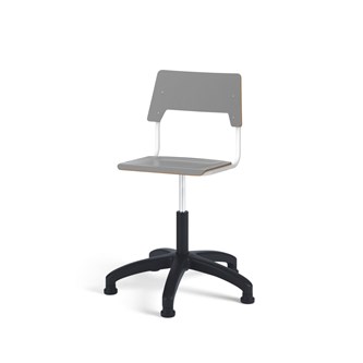 Stol Como FSC gas 38-51 cm glidefot medium sete hvit