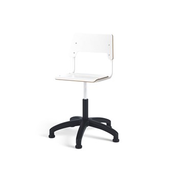 Stol Como FSC gas 38-51 cm glidefot medium sete hvit