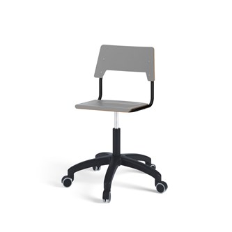 Stol Como FSC gas 38-51 cm hjul medium sete svart