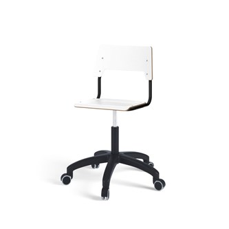 Stol Como FSC gas 38-51 cm hjul medium sete svart