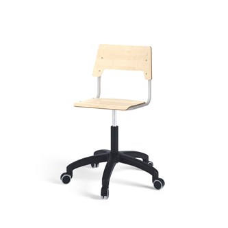 Stol Como FSC gas 38-51 cm hjul medium sete sølv