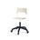 Stol Como FSC gas 38-51 cm hjul medium sete hvit