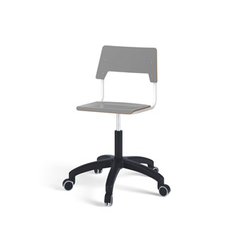 Stol Como FSC gas 38-51 cm hjul medium sete hvit