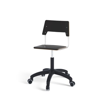 Stol Como FSC gas 38-51 cm hjul medium sete hvit