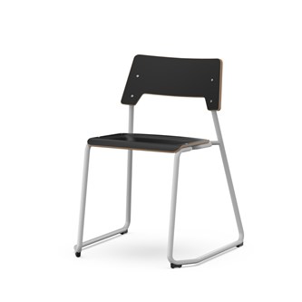 Stol Como FSC meie sh 45 cm stort sete sølv