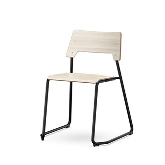 Stol Como FSC meie sh 45 cm stort sete svart
