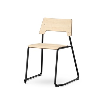 Stol Como FSC meie sh 45 cm stort sete svart