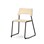 Stol Como FSC meie sh 45 cm stort sete svart