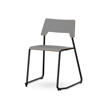 Stol Como FSC meie sh 45 cm stort sete svart