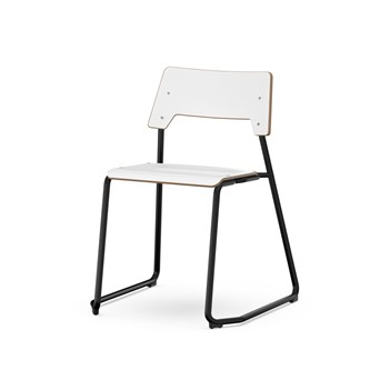 Stol Como FSC meie sh 45 cm stort sete svart