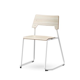 Stol Como FSC meie sh 45 cm stort sete hvit