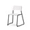 Stol Como FSC meie med kobling sh 45 cm stort sete svart