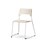 Stol Como FSC meie med kobling sh 45 cm stort sete hvit