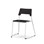 Stol Como FSC meie med kobling sh 45 cm stort sete hvit