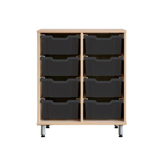 Svea oppbevaring 8 kasser B70xD45xH83 cm bjørk