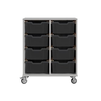 Svea oppbevaring 8 kasser B70xD45xH83 cm lys grå
