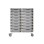 Svea oppbevaring 16 kasser B70xD45xH83 cm hvit