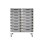 Svea oppbevaring 16 kasser B70xD45xH83 cm hvit