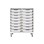 Svea oppbevaring 16 kasser B70xD45xH83 cm hvit