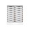 Svea oppbevaring 16 kasser B70xD45xH83 cm hvit