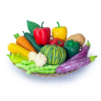 Lekemat grønnsaker 14 deler