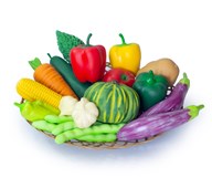 Lekemat grønnsaker 14 deler