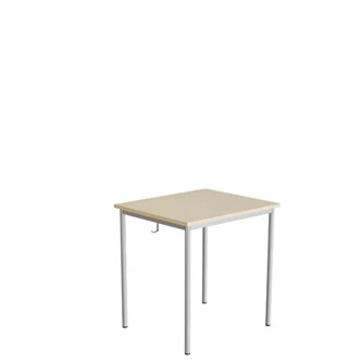 Elevbord 166 70x60xh72 cm alugrått understell